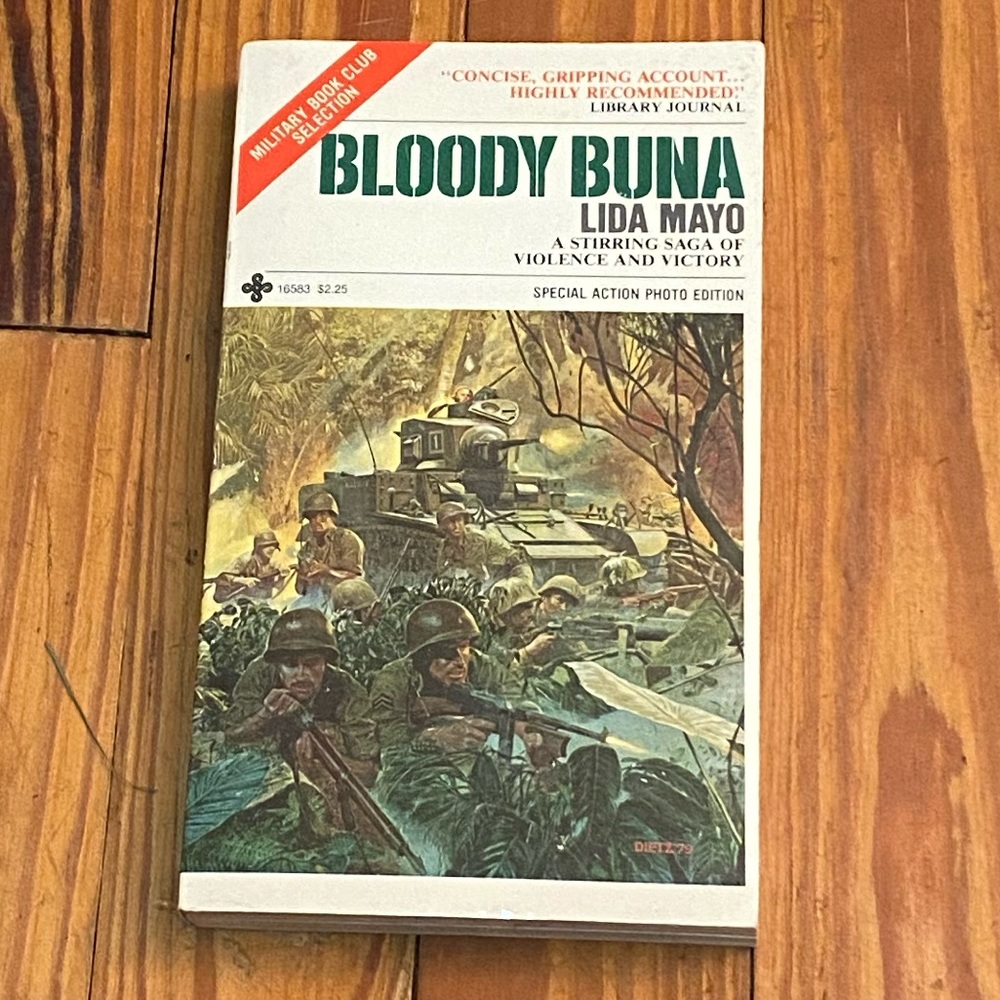 Bloody Buna by Lida Mayo from Playboy Press Paperbacks